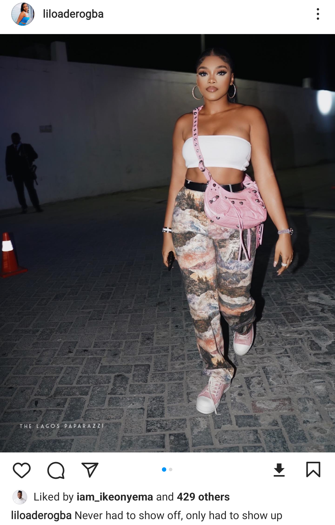 BBN's Lilo Aderogba Shows Off Her Beauty In Crop Top Outfit