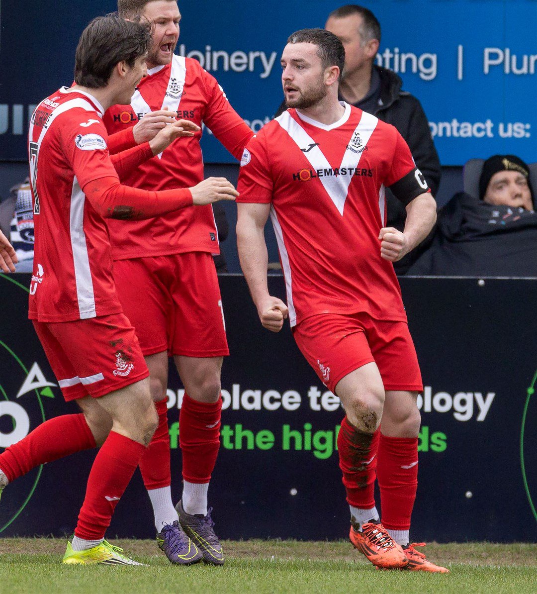 Lewis Strapp got Airdrieonians up and running the last time they travelled north to face Ross County. Picture: Ken Macpherson