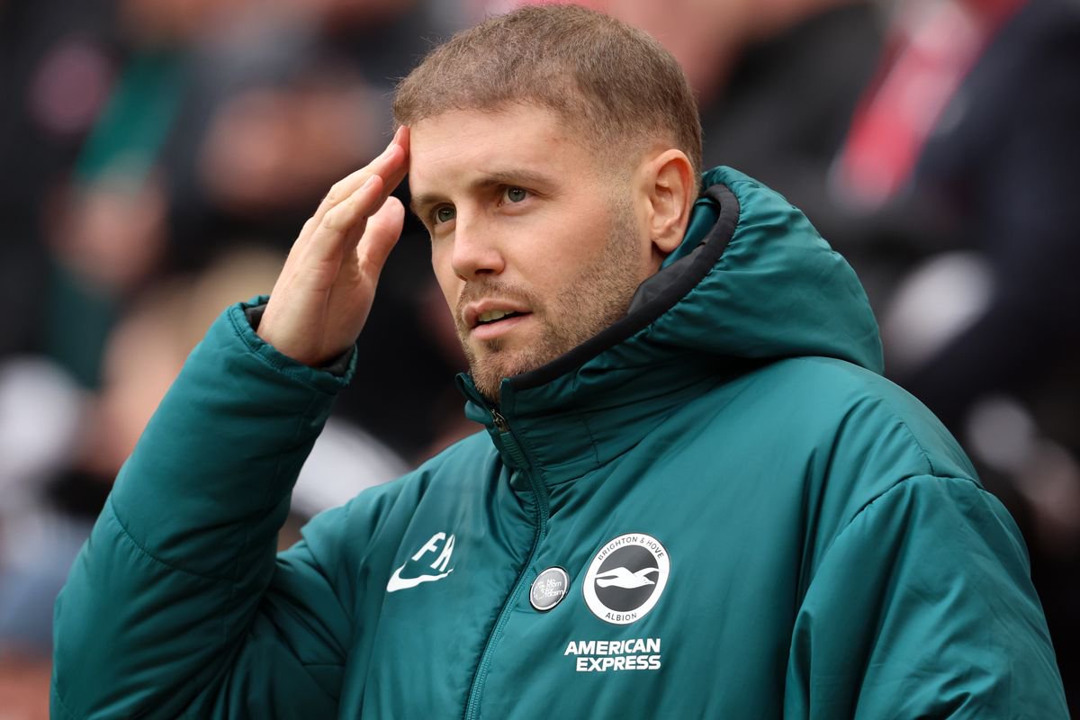 Brighton boss Fabian Hurzeler.