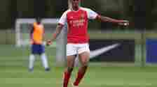Chido Martin-Obi in action for Arsenal Under-17s