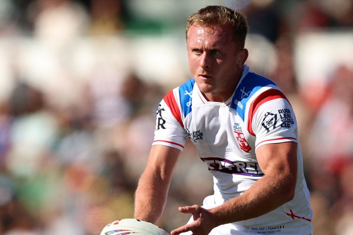 Jez Litten made an impact for England against France in the Rugby League World Cup.