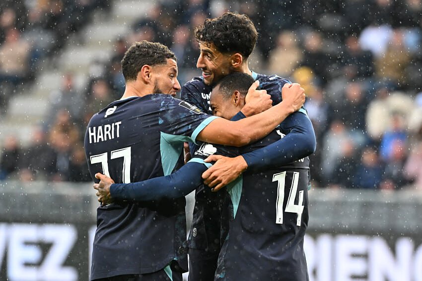 L'OM en joie à Angers