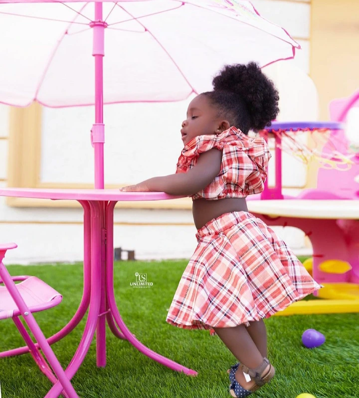 15 photos of Nana Akua Nhyira, the most talked-about celebrity baby in Ghana.