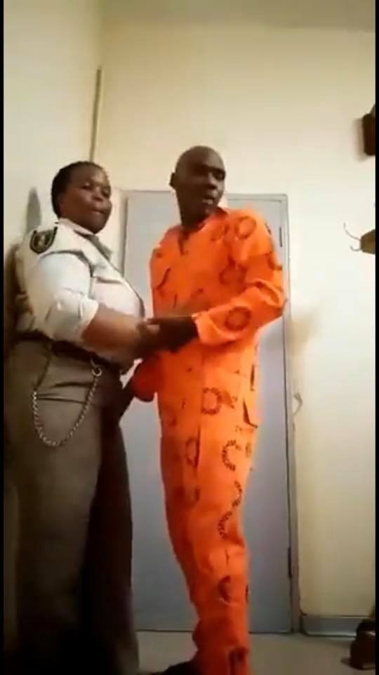Female prison warder caught having unprotected sex with male inmate in office 3