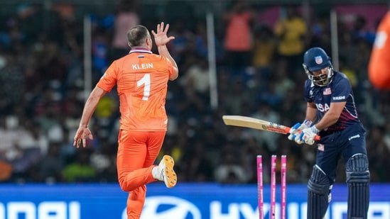 Shayan Jahangir looked good but was dismissed early in the match.(PTI)