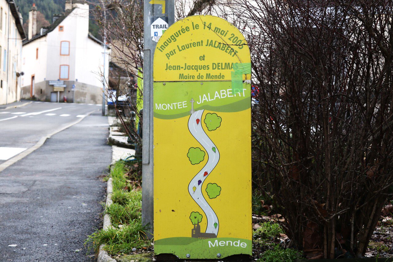 La mythique montée Jalabert à Mende.