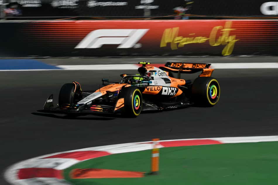 Lando Norris no GP do México de F1 (Foto: Carl De Souza / AFP)
