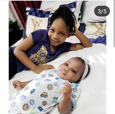 See Lovely Photos Of Popular Yoruba Actress Yewande Adekoya, Her Husband And Two Cute Children