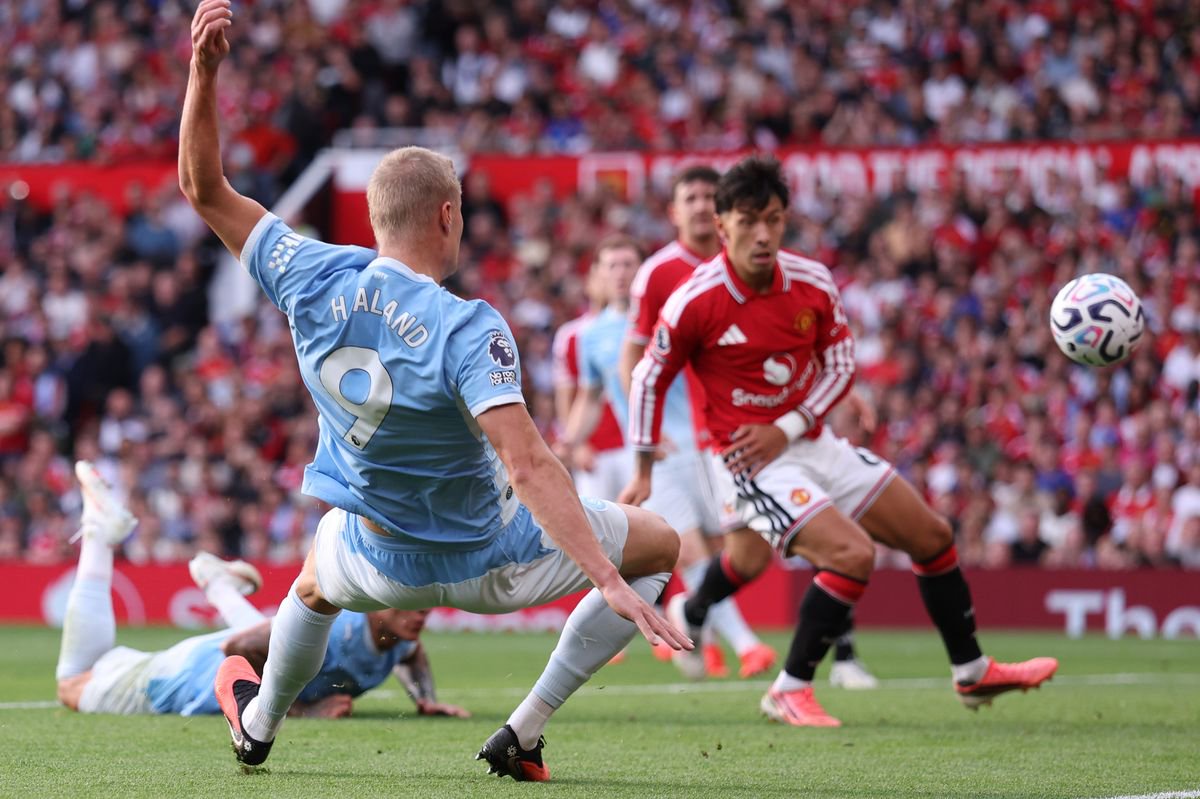 Erling Haaland's goal against Manchester United was controversially allowed to stand after a lengthy VAR check