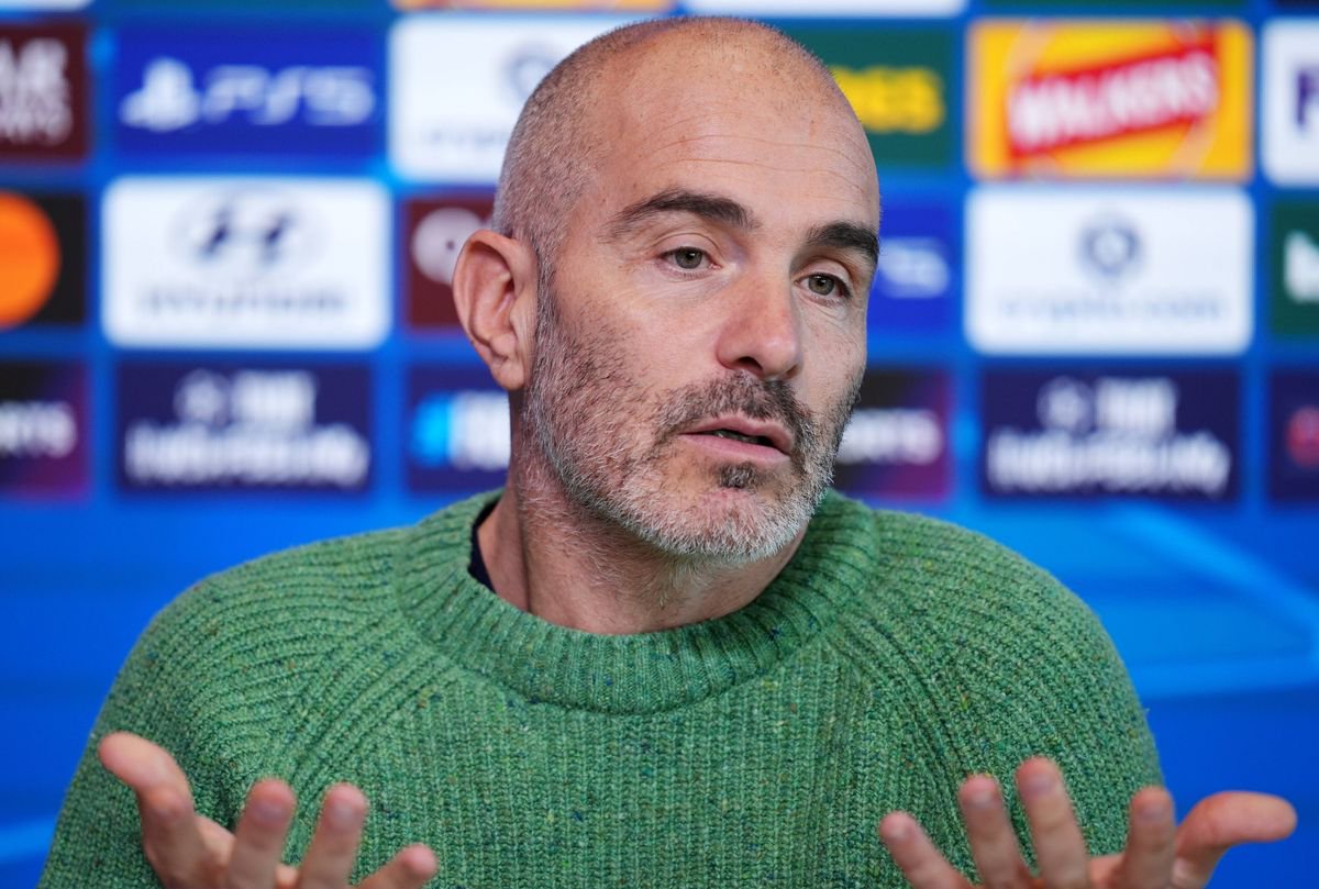 Manchester City manager Enzo Maresca during a press conference at the City Football Academy, Manchester. Picture date: Monday October 19, 2026.