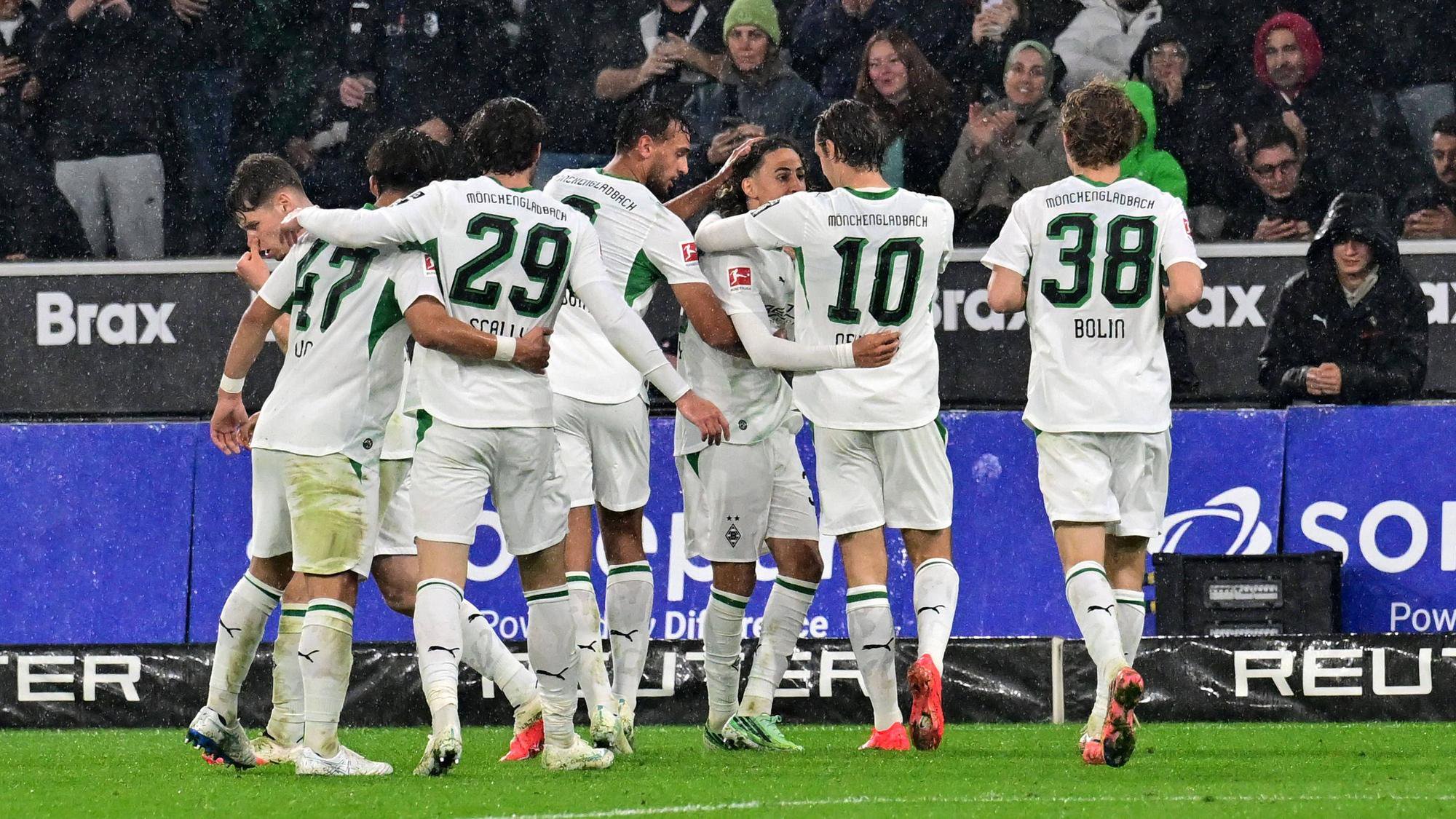 Torjubel bei Borussia Mönchengladbach.