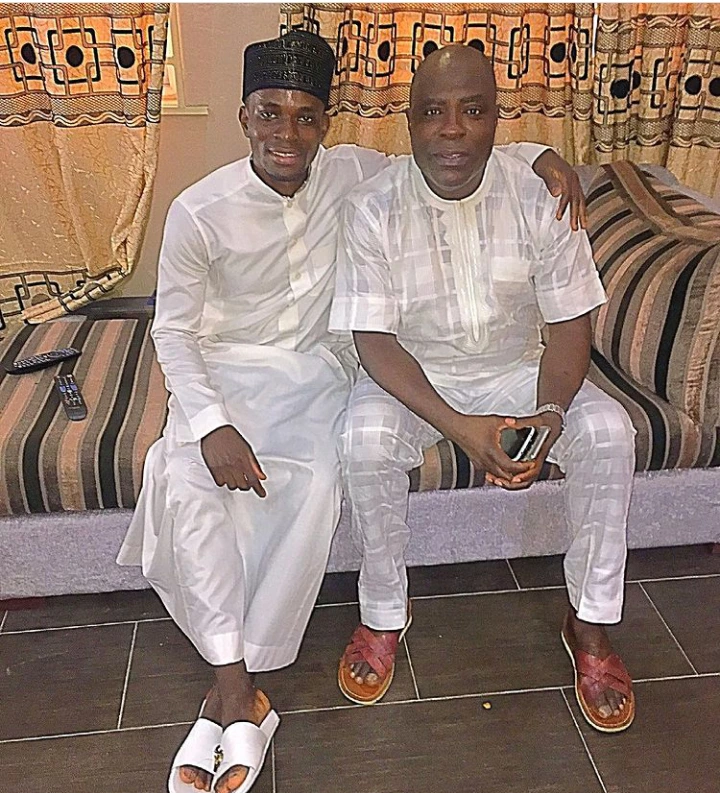 RAMON AZEEZ and his father on father's day