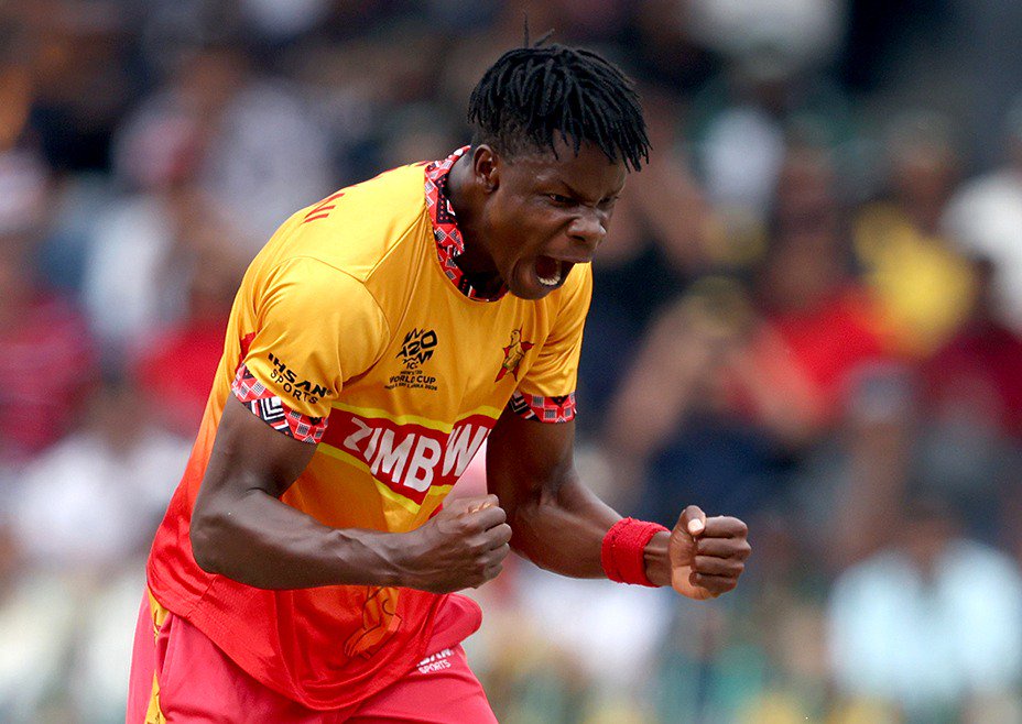 Blessing Muzarabani Zimbabwe Cricket T20 World Cup PIC Gettiy Images ICC
