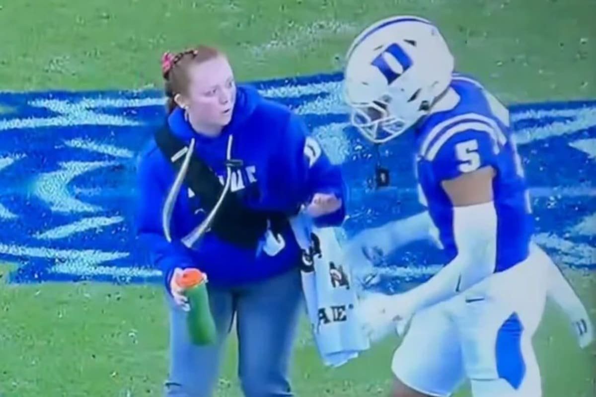 Kimari Robinson lashed out at a trainer during Saturday's game