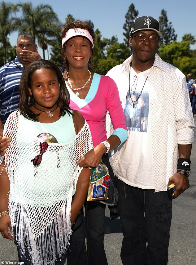 Gone too soon: In late 2016, Bobbi Kristina's ex-boyfriend Nick Gordon was found liable in a wrongful death lawsuit brought by the conservator of Bobbi Kristina's estate, Bedelia Hargrove (seen in 2004)