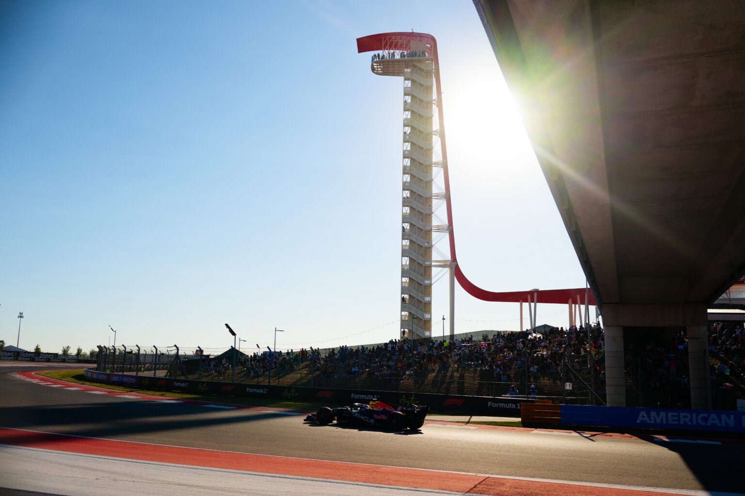 Red Bull driver Max Verstappen on track during practice at the 2026 F1 United States Grand Prix