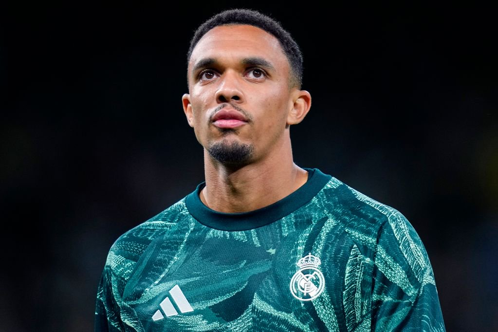 Trent Alexander-Arnold of Real Madrid CF during the La Liga EA Sports match between Real Madrid CF and Sevilla FC played at Santiago Bernabeu Stadium on 18 Oct 2026 in Madrid, Spain. (Photo by Cesar Cebolla/Pressinphoto/Icon Sport via Getty Images)