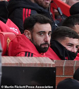 Bruno Fernandes was an unused substitute against Bournemouth