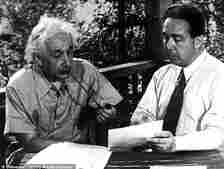 Szilard (right) asked Einstein (left) to sign the letter because he believed President Roosevelt would be more likely to take it seriously if it was from the renowned physicist