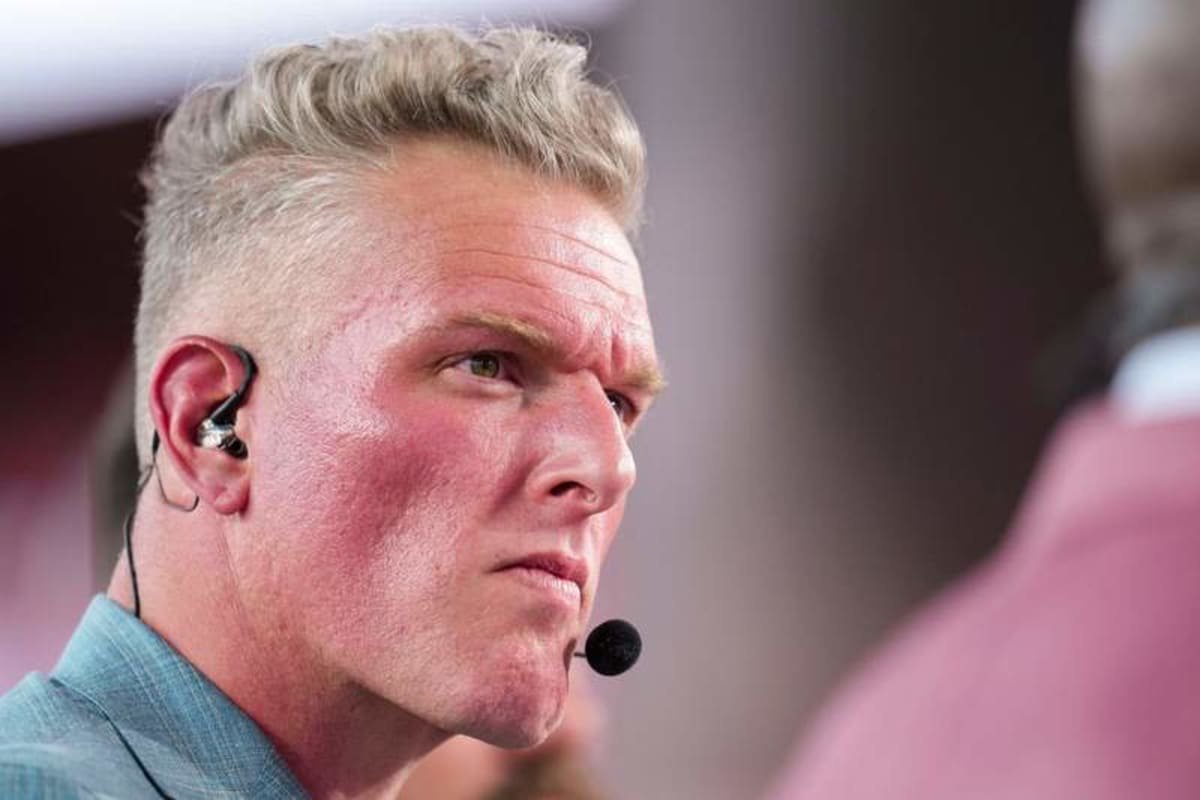 Broadcaster Pat McAfee prior to a game between the Kansas City Chiefs and the Denver Broncos at Arrowhead Stadium. (Jay Biggerstaff-Imagn Images)