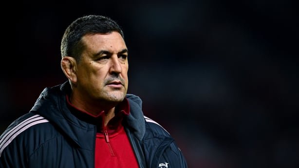  Munster head coach Clayton McMillan 