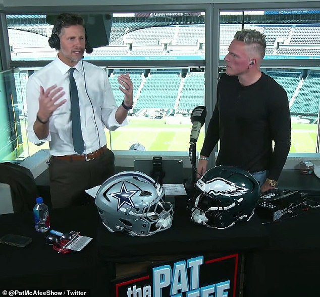 Orlovsky admitted to needing the term 'dumbed down' for him and was not aware that the term 'was always out of 100' as the cast of The Pat McAfee Show were stunned into confusion