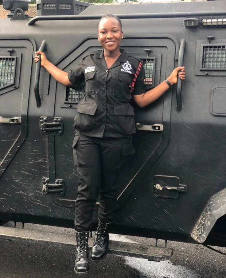 See stunning photos of Ghanaian Police women causing confusion on social media