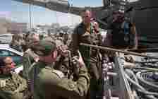 IDF Chief of Staff Lt. Gen. Herzi Halevi meets with troops at a forward logistics base in southern Gaza's Rafah, July 2, 2024. (Israel Defense Forces)