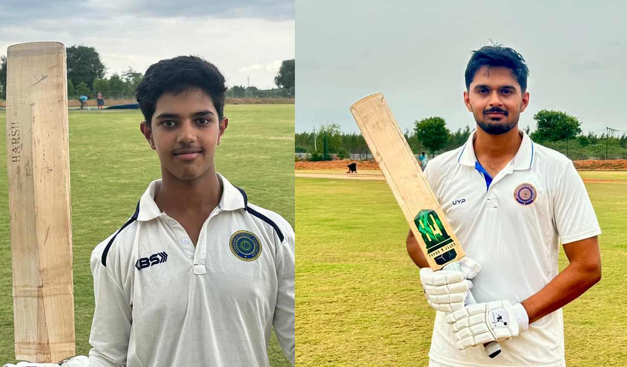 Hrishikesh, Aryan and Aniketh hit centuries in HCA league