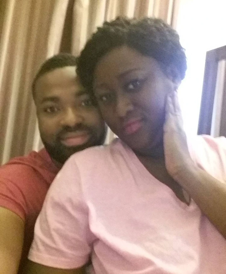 Kumawood actor Samuel Ofori shows off his beautiful wife and son 3