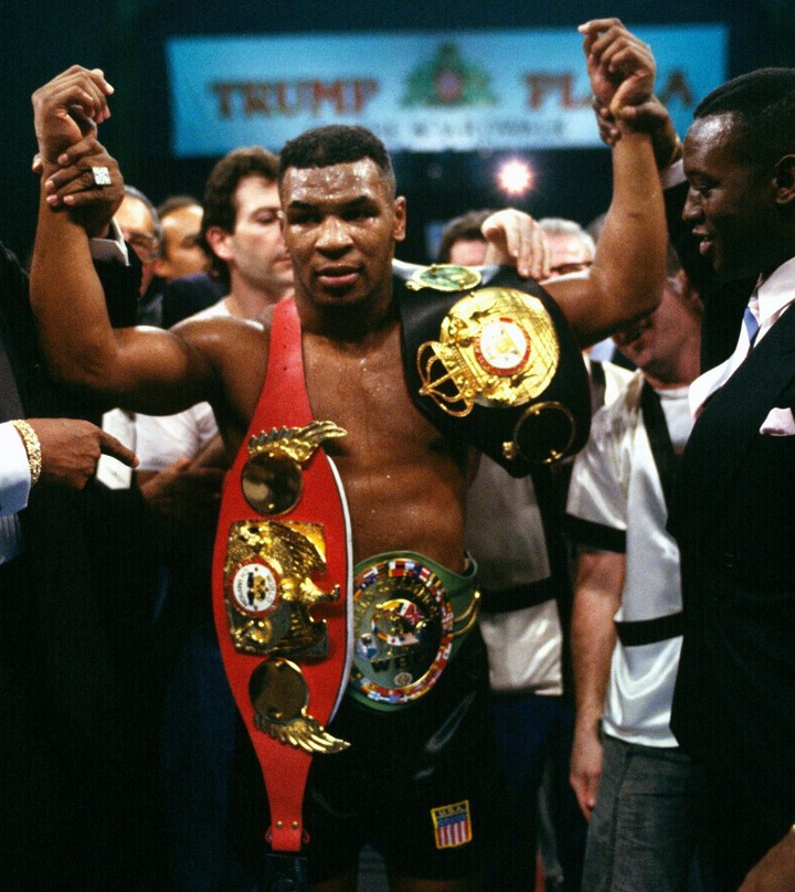 A young Mike Tyson was one of the most feared fighters all over the world