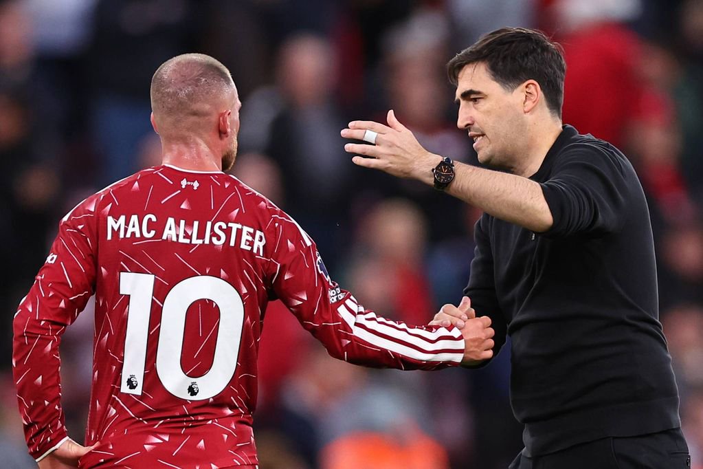 Alexis Mac Allister is enjoying working under Andoni Iraola