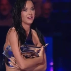 Katy Perry shouts ‘it’s a family show’ as her top suddenly breaks off during American Idol