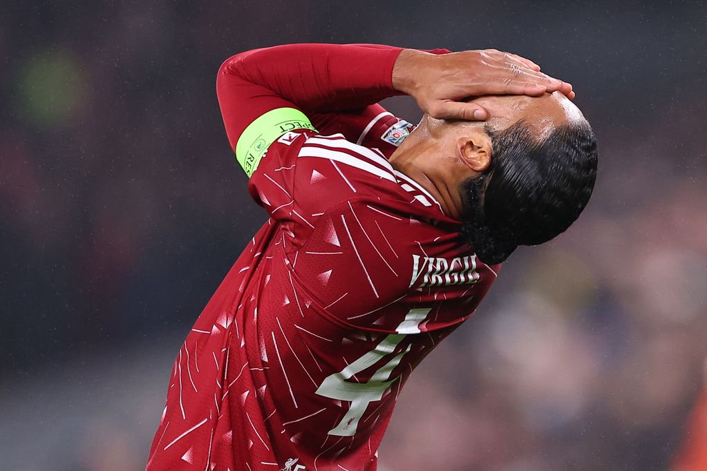 Virgil van Dijk made a costly error in Liverpool's clash with Villarreal on Tuesday