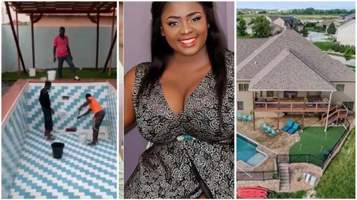Tracey Boakye and her east legon mansion