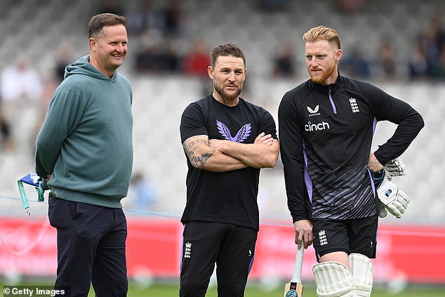Rob Key (left) is keen for top players like Ben Stokes (right) to be mentored into coaching roles rather than head for the Sky Sports commentary box