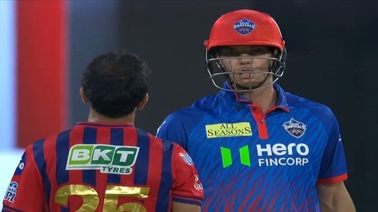 Tristan Stubbs, Prince Yadav were involved in a heated exchange. (X Image)