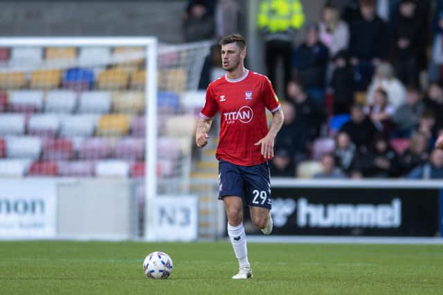 DEMANDING: York City defender Zak Johnson (Image: Tony Johnson)