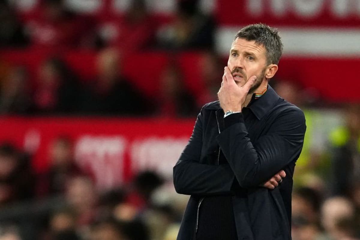 Michael Carrick is under pressure at Man Utd