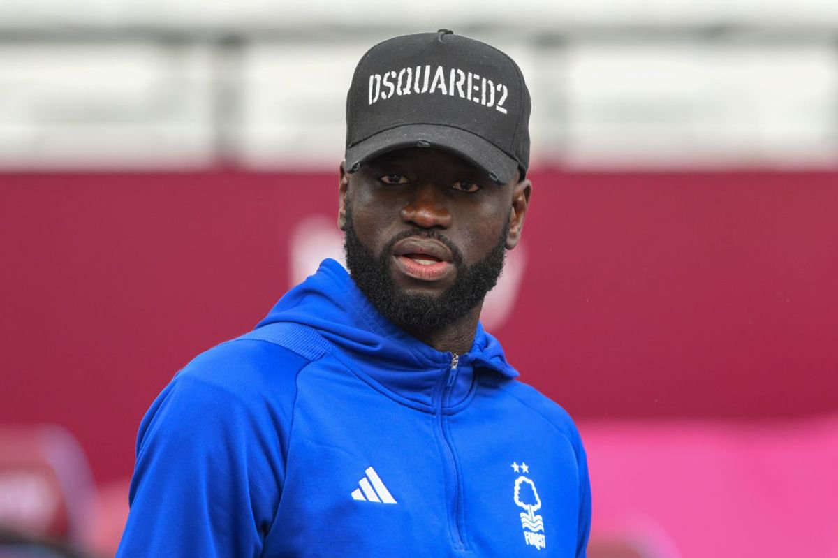 Cheikhou Kouyate ahead of a Nottingham Forest match