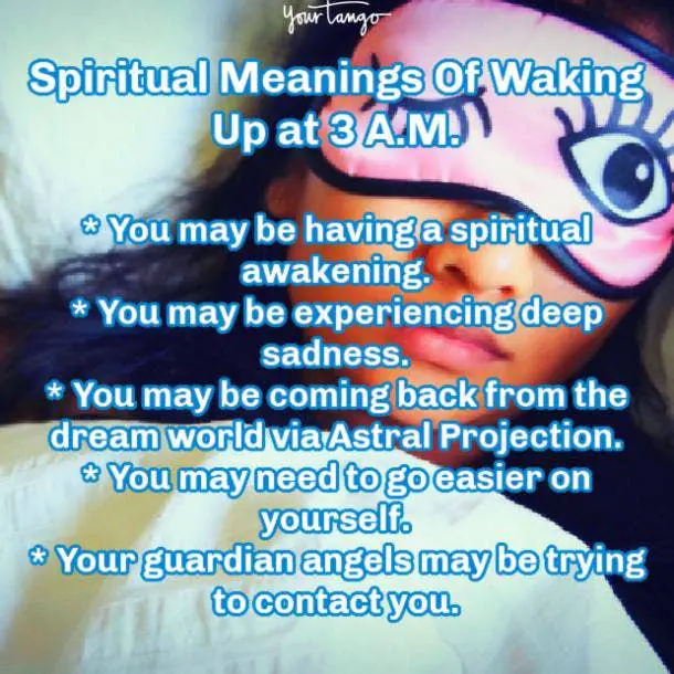 spiritual meaning of waking up at 3 am
