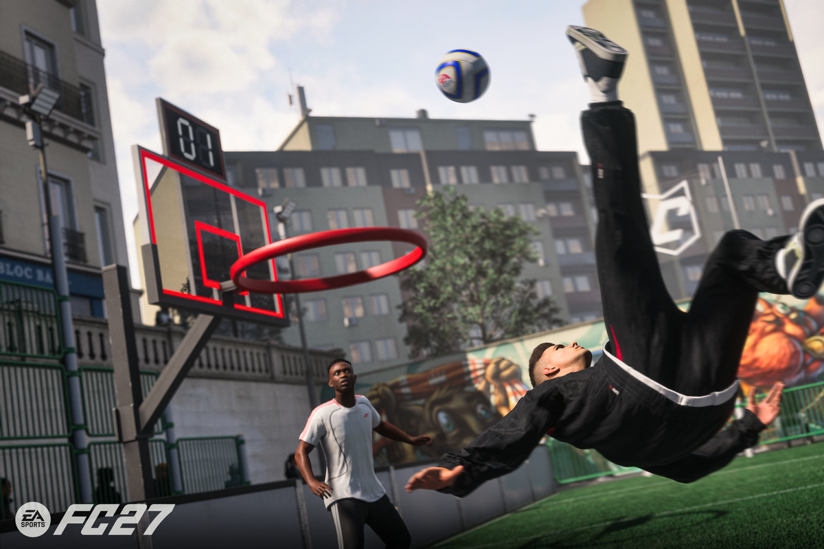 EA Sports FC 27 The Grounds bucketball marketing screenshot