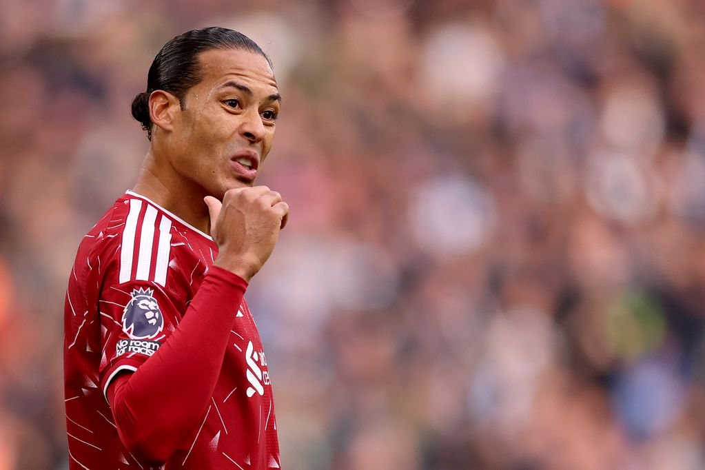 Virgil van Dijk of Liverpool during the Premier League 2026/27 match between Liverpool FC and Brighton & Hove Albion