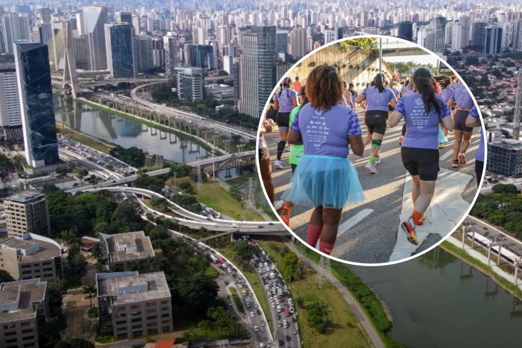 marginal pinheiros interditada em são paulo corrida mulher maravilha