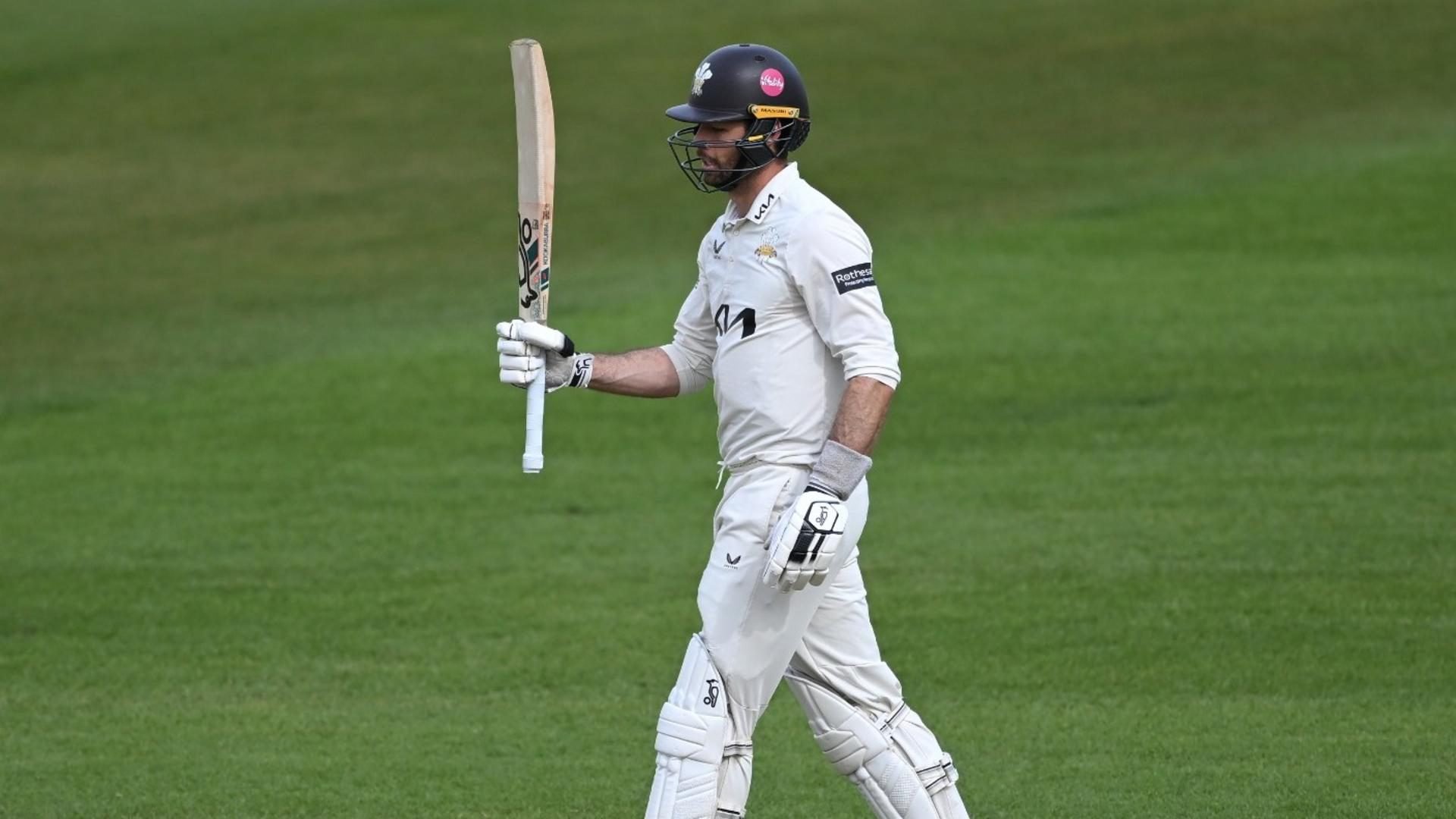 Ben Foakes brought up his 18th first-class century against Warwickshire, rescuing Surrey from 65-6 at Birmingham on day one of the 2026 County Championship today (April 3).