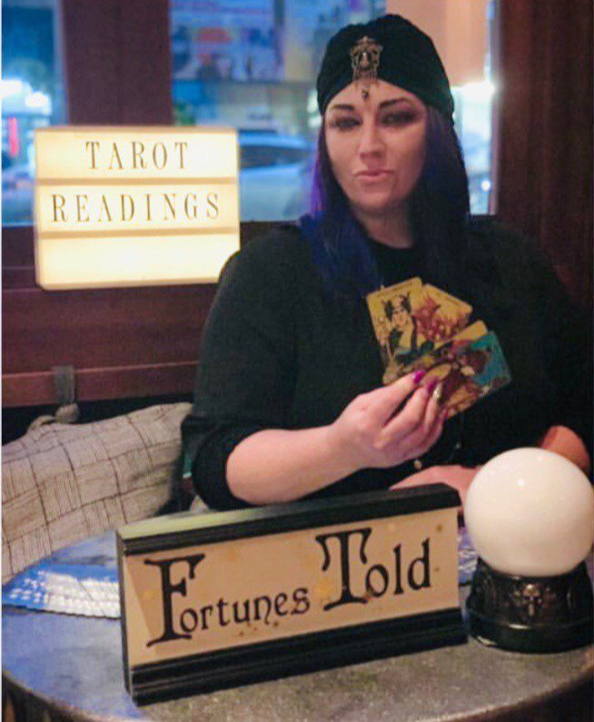 Blue, from New York, spends her days helping people with the big questions in life