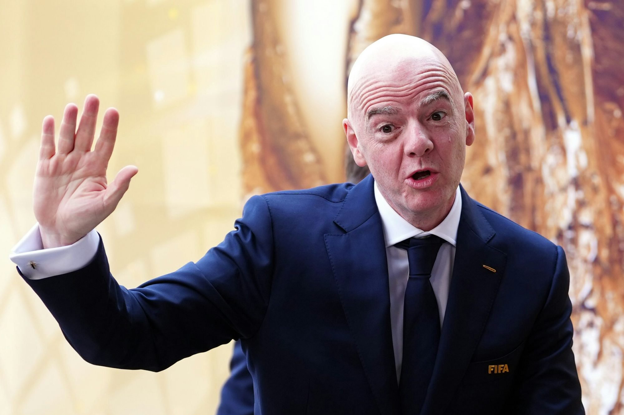 Fifa-Präsident Gianni Infantino am Rande des WM-Finales 2026.