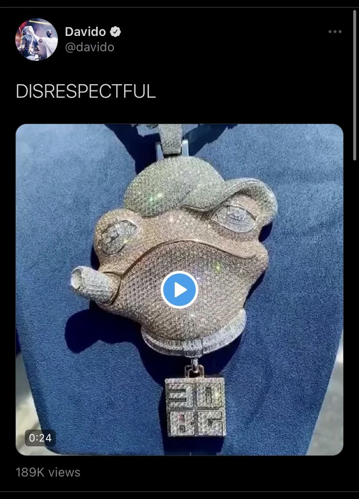 “Turned Insult Into A Chain” Davido’s Brother Praises Him As He Turned Wizkid’s Insult Into A Chain “Turned Insult Into A Chain” Davido’s Brother Praises Him As He Turned Wizkid’s Insult Into A Chain