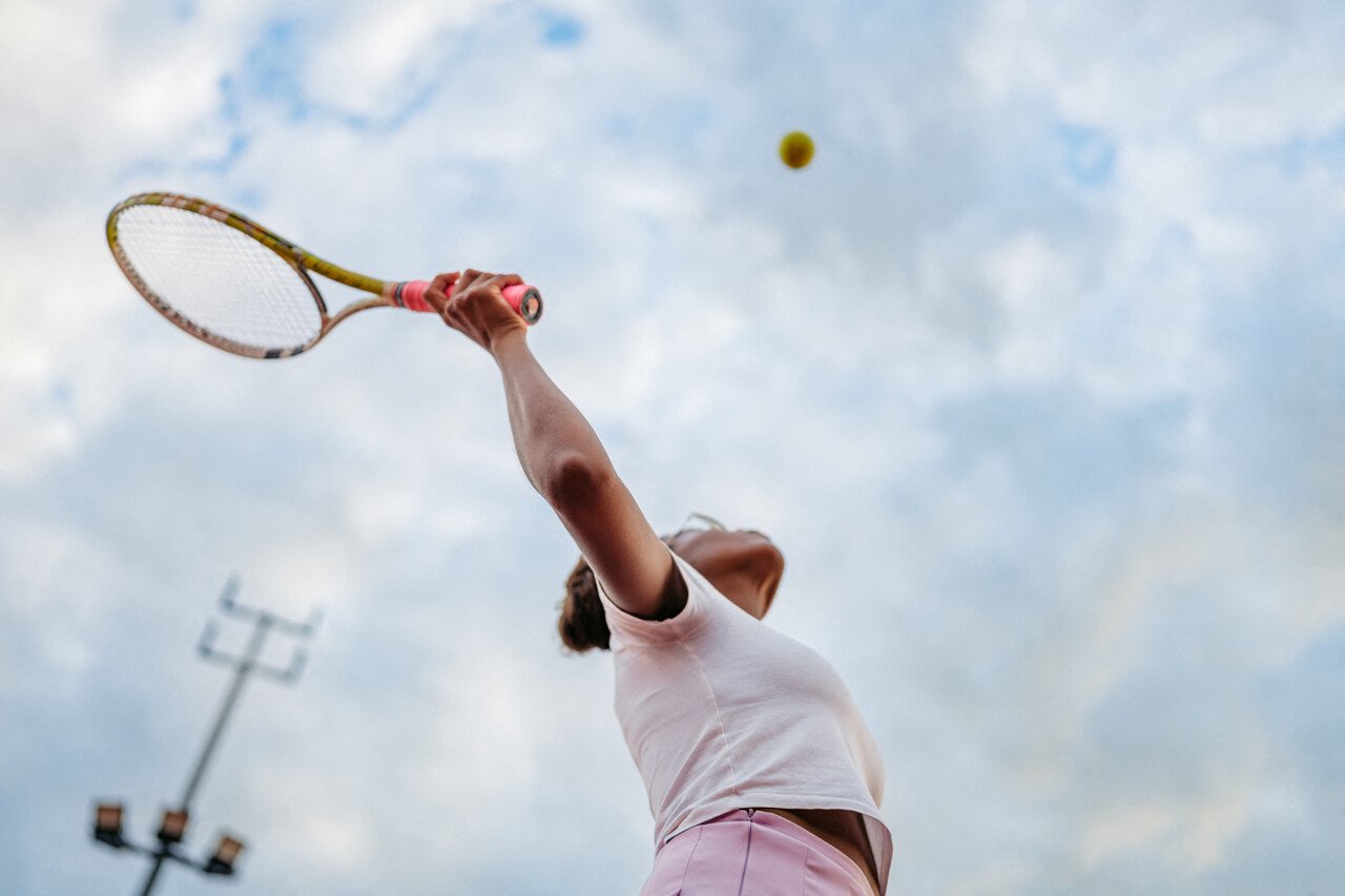 (Illustration) Joueuse de tennis