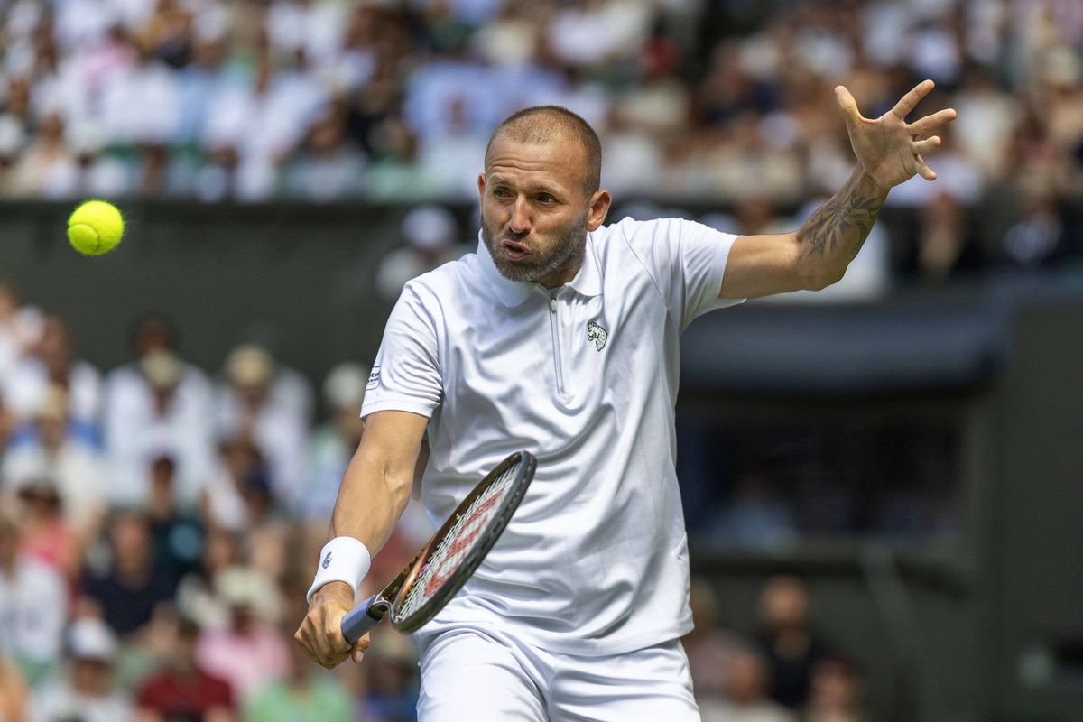 Dan Evans ended his career at Wimbledon this summer